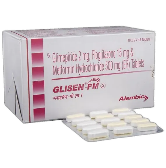 glisen pm 2mg tablet 15's
